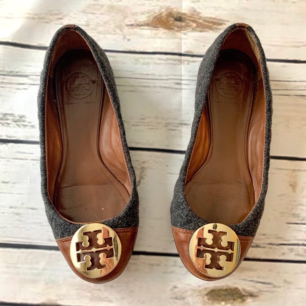 Tory Burch Kaitlin Wool Quilted Ballet Flat